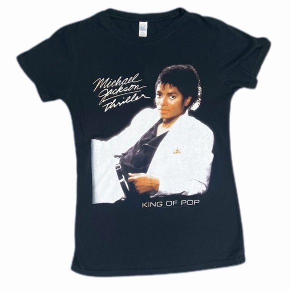Michael Jackson Thriller Black Graphic Tee | Size Medium - Picture 1 of 4